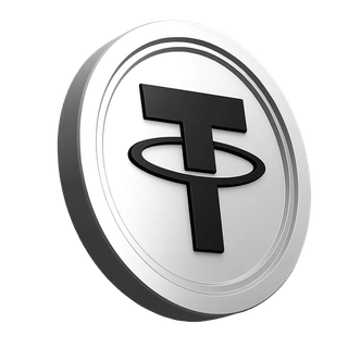 Icône de la cryptomonnaie Tether USDT dans la section de confiance dédiée à la communauté de trading